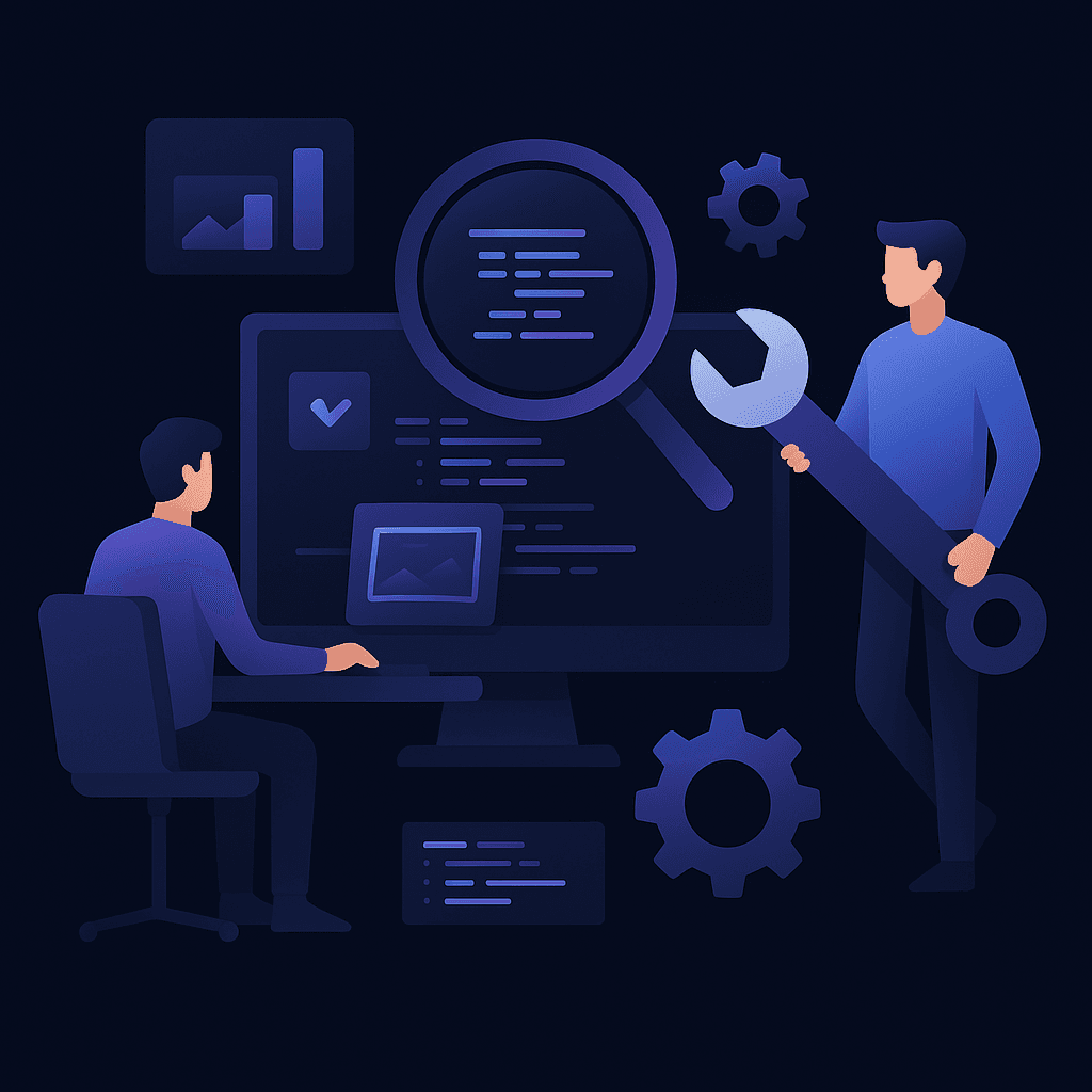 Techy digital illustration